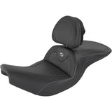 Saddlemen Roadsofa™ Carbon Fiber Seat With Backrest Black - I14-07-185BR For Indian 2014-2025