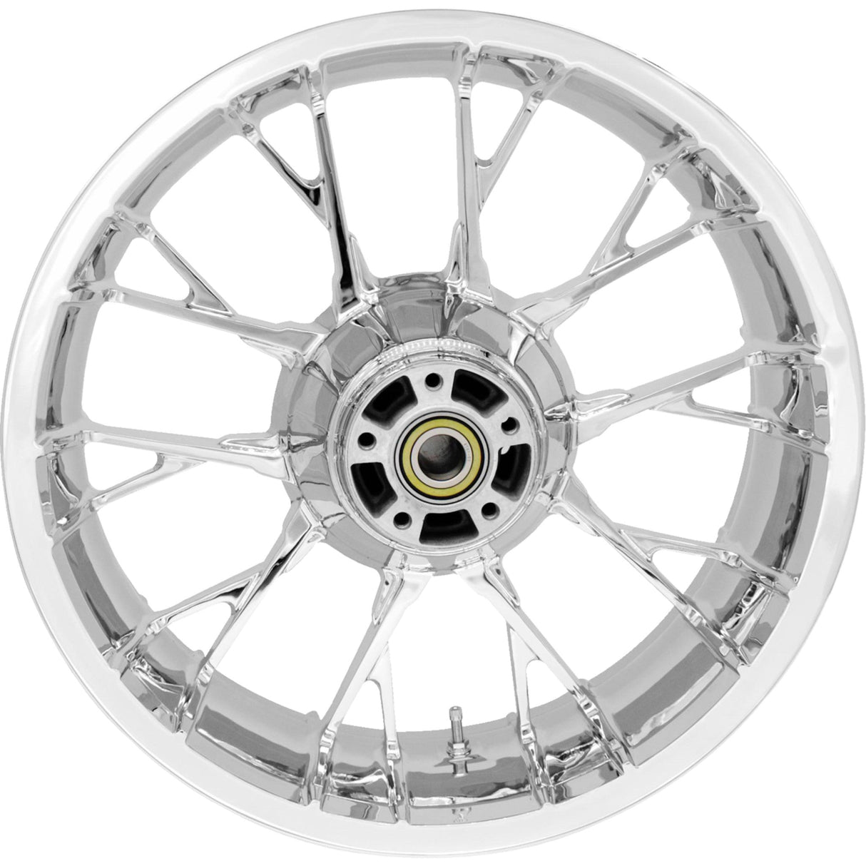 Coastal Moto Marlin Precision Cast 3D Wheel Marlin Rear Single Disc Without ABS Chrome 18x5.5 - 3D-MAR185CH For Harley Touring 2009-2026
