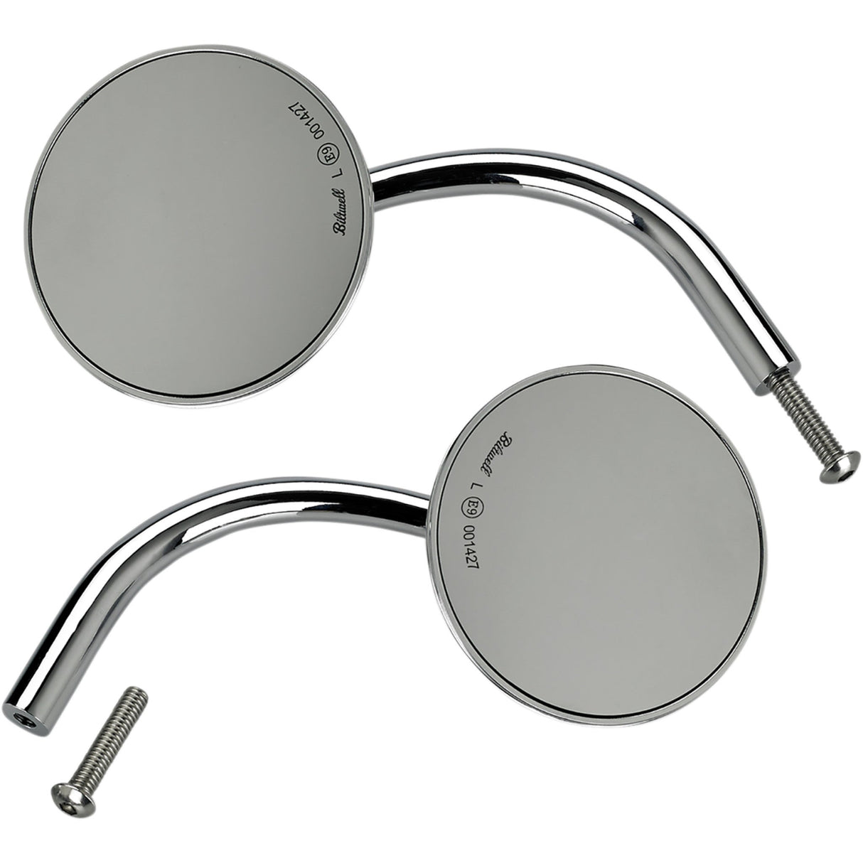 BILTWELL Utility Mirror Round