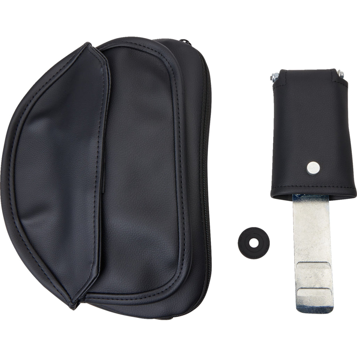 Saddlemen Explorer™ Seat Explorer™ With Backrest Stitched Black - 807-03-030 For Harley Sportster 2004-2020 (4.5G Tank)