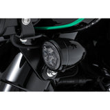 Ciro Fang® Front Turn Signal Light Inserts Amber White LED Smoke Lens Black - 45620 For Harley Touring 1957-2026