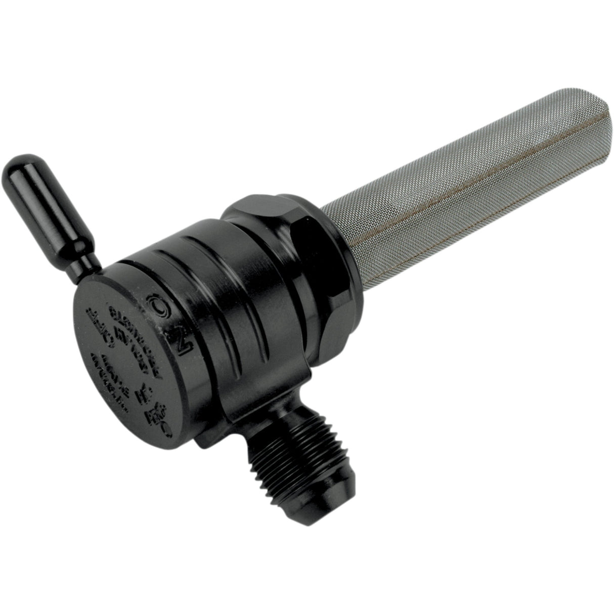 GOLAN PRODUCTS 0705-0109 76-3126-BLK "Click-Slick" Fuel Petcock — 22 mm "Click-Slick" Fuel Petcock - 6-AN - Black - 22mm