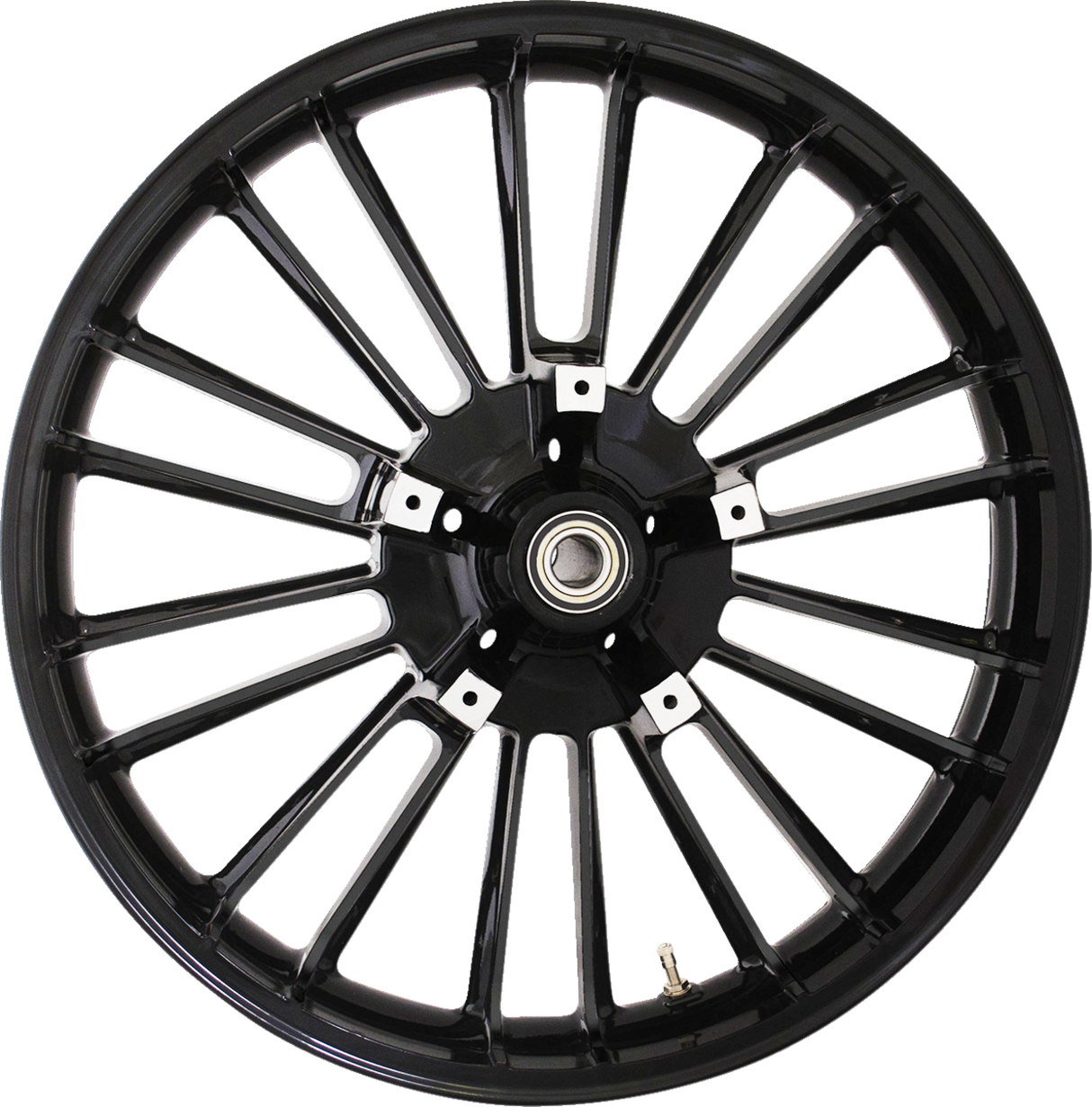 Wheel - Atlantic 3D - Front - Dual Disc/without ABS - Black - 21x3.5 - '08+ FL - 0201-2336