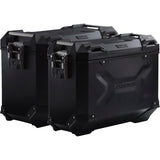 SW-MOTECH 3580-0361 KFT.07.664.70001/B TRAX ADV Aluminum Case System black - bmw r 1200/1250 gs '12-'24