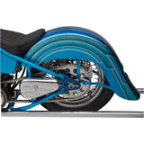 KLOCK WERKS 1401-0251 KWF-02-0400 Builders Series 4" Stretched Rear Fender — Frenched - Benchmark 4" Stretched Rear Fender - Frenched - Steel - For Custom Application