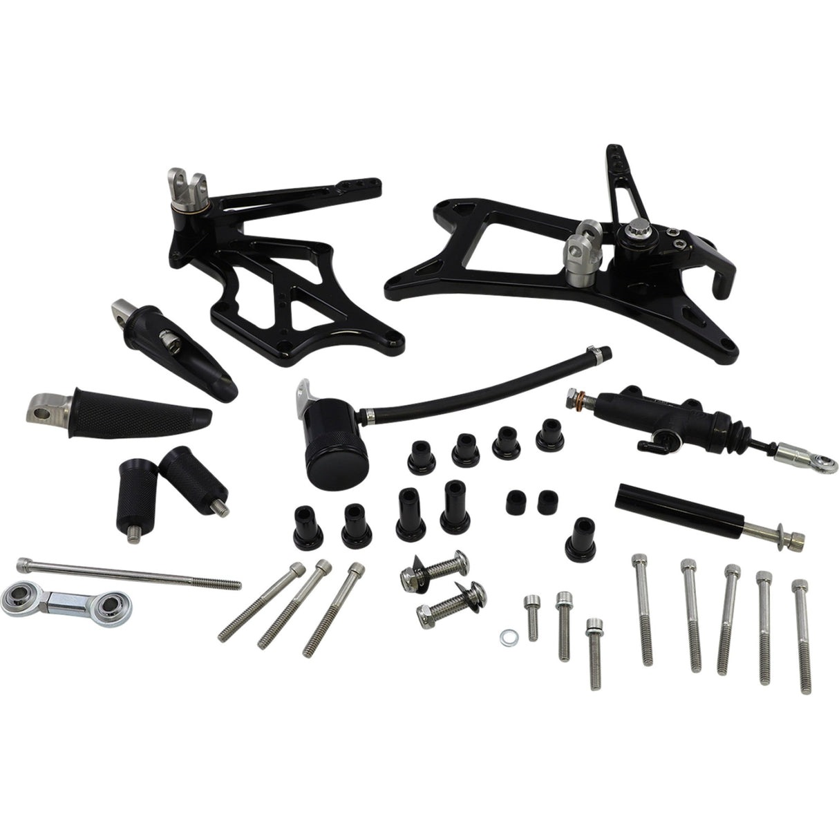 Speed Merchant Mid Controls With Pegs Black - SM-M8FLMIDWP-BK For Harley Touring 2017-2023