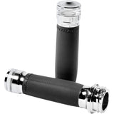 Performance Machine Contour Grips - 0063-2101M-CH For Harley Motorcycles 1980-2020
