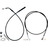 FAT BAGGERS INC. 0662-1314 219914-B EZ Install Kit 14" handlebars - upper clutch - full length - black