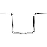 LA Choppers Twin Round Handlebar 14" Chrome - LA-7325-14C For Harley Touring 1996-2023