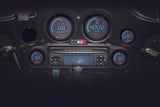 Koso North America 27-5795 BA050903 DIGITAL GAUGE CLUSTER BLACK BEZEL 04-13 FLHT AND FLTR