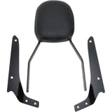 COBRA 1501-0345 02-5111B Square Sissy Bar Kit — Standard Sissy Bar - Standard - Shadow Phantom