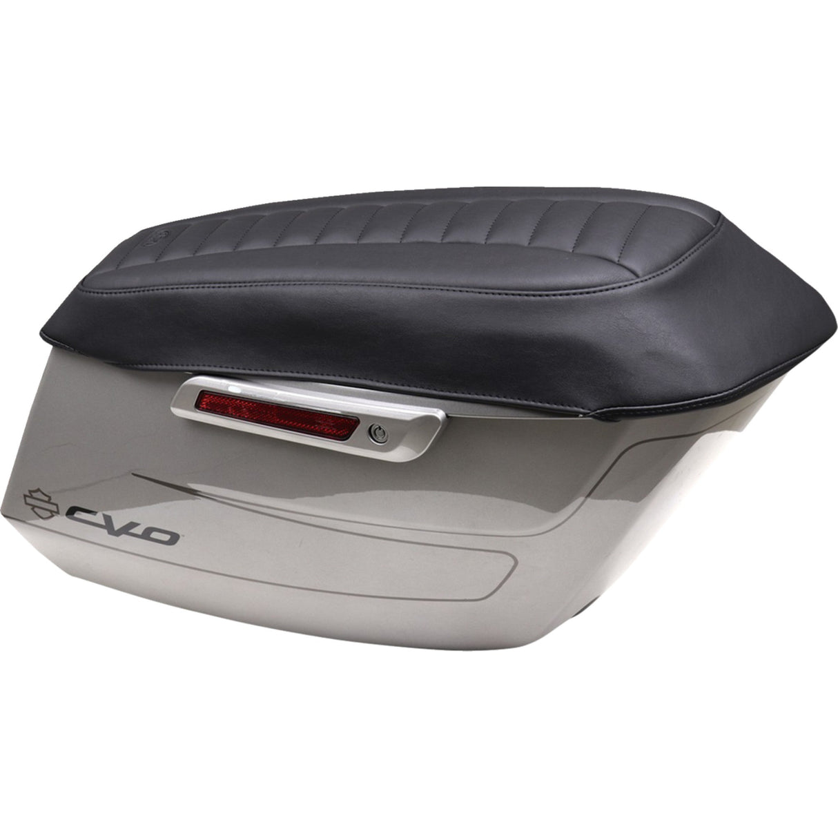 Mustang Deluxe Touring Saddlebag Lid Covers Black Touring - 88404 For Harley Touring 2023-2026
