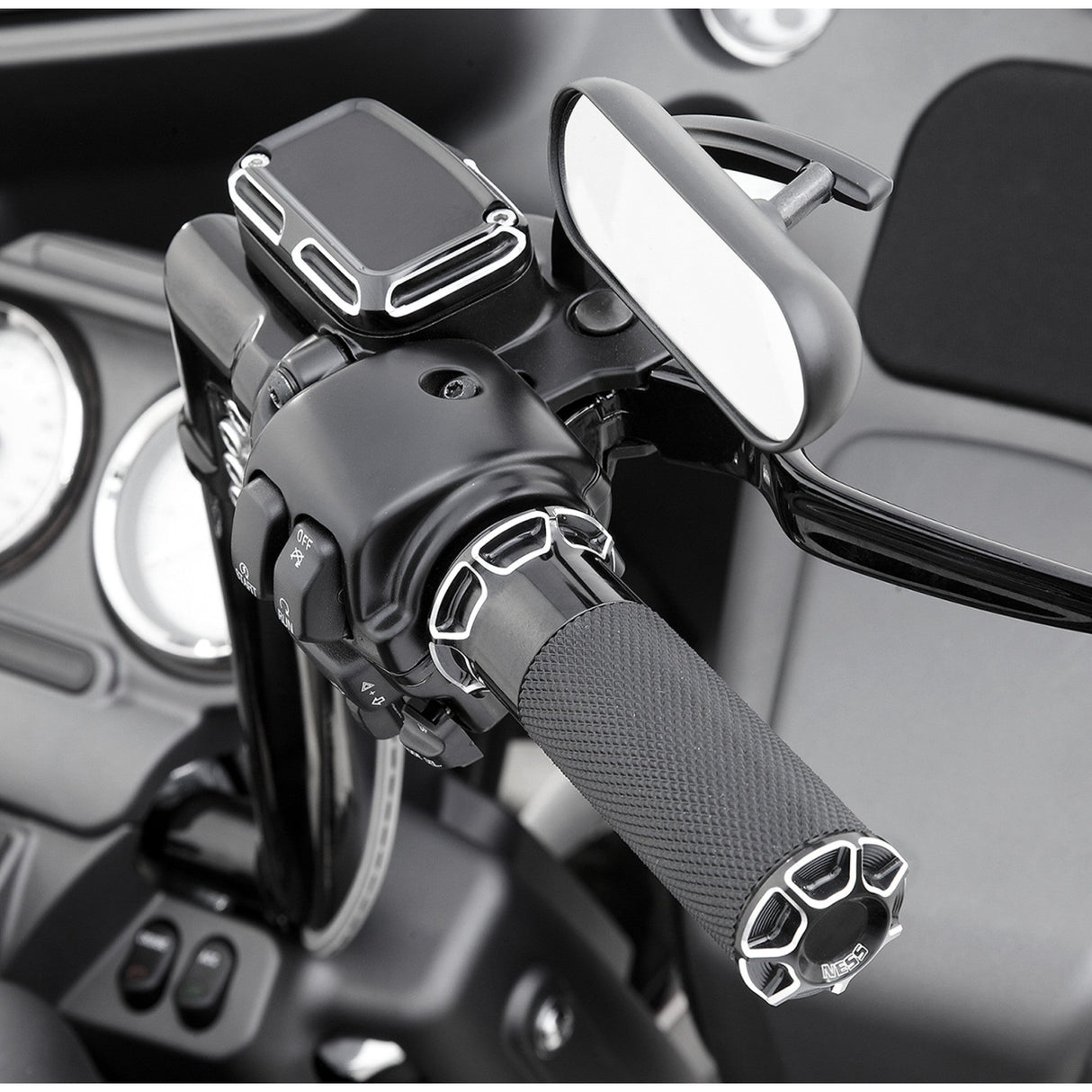 Arlen Ness Beveled Fusion Grips - 07-331 For Harley Motorcycles 1976-2022