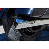 S&S Cycle 4" Broadhead Slip-On Mufflers Fishtail Chrome - 550-1077 For Indian 2014-2022