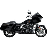 Trask 2-Into-1 BMF Exhaust System M8 Black - TM-5765BK For Harley Touring 2017-2026