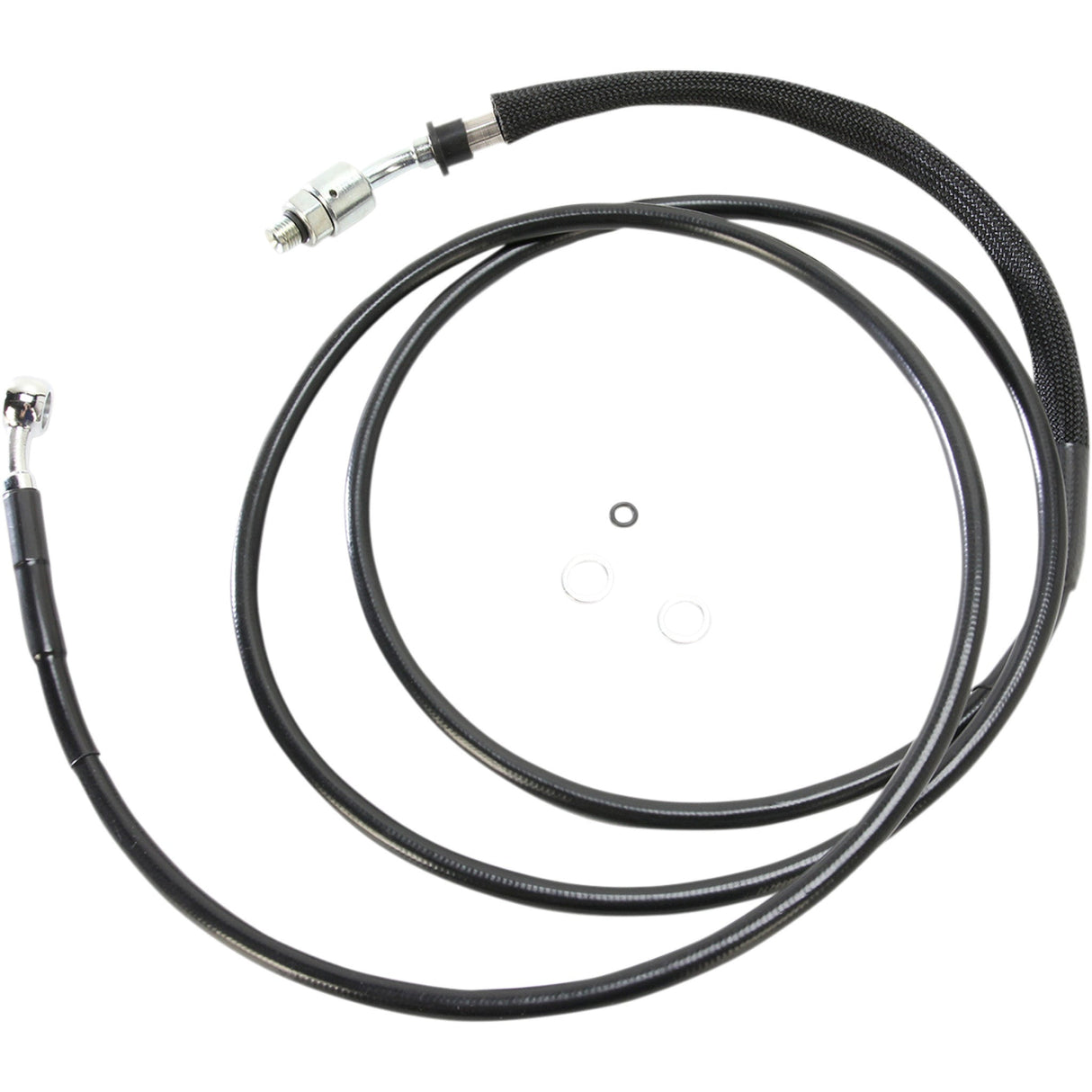 Drag Specialties Stainless Steel Hydraulic Clutch Line For Harley Motorcycles 2013-2016