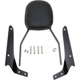 COBRA 1501-0345 02-5111B Square Sissy Bar Kit — Standard Sissy Bar - Standard - Shadow Phantom