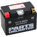 Parts Unlimited Factory-Activated AGM Maintenance-Free Battery YTZ14S Honda Motorcycles 1985-2020
