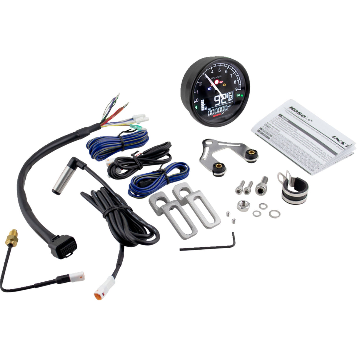 KOSO NORTH AMERICA 2210-0669 BA087000-HD TNT-05 HD Gauge Kit TNT-05 D80 Multi Meter