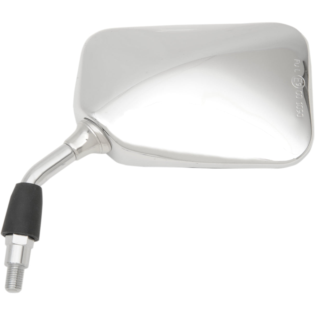 EMGO 0640-1038 20-37392 OEM-Style Replacement Mirror Mirror - Side View - Rectangle - Chrome - Left
