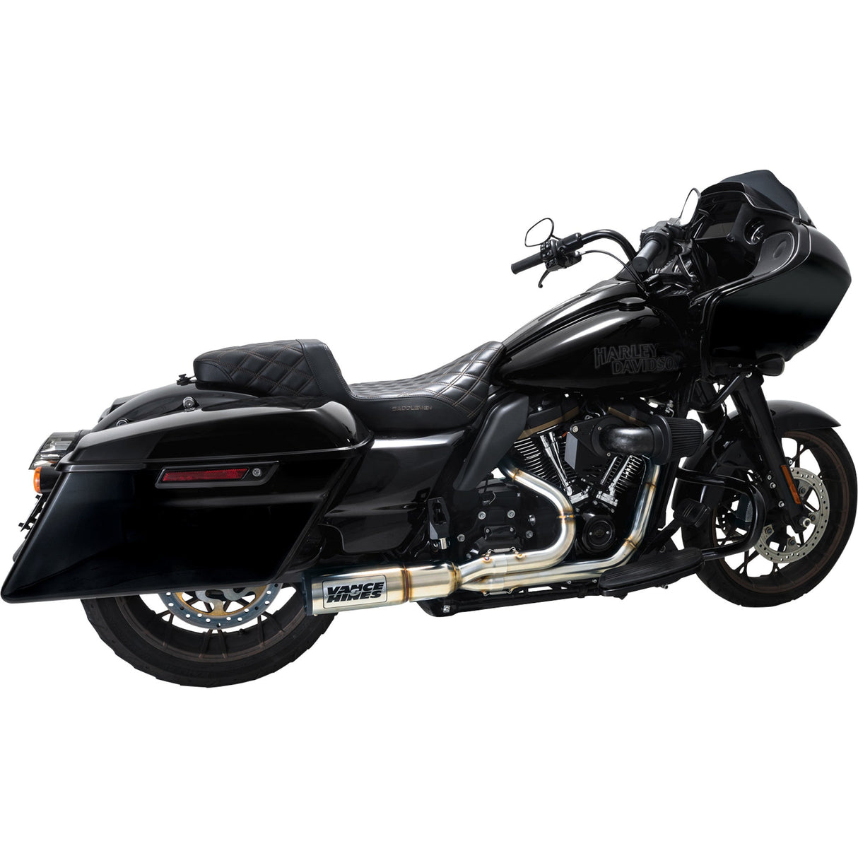 Vance & Hines Hi-Output 2-Into-1 Exhaust System - 27321 For Harley Touring 2017-2025