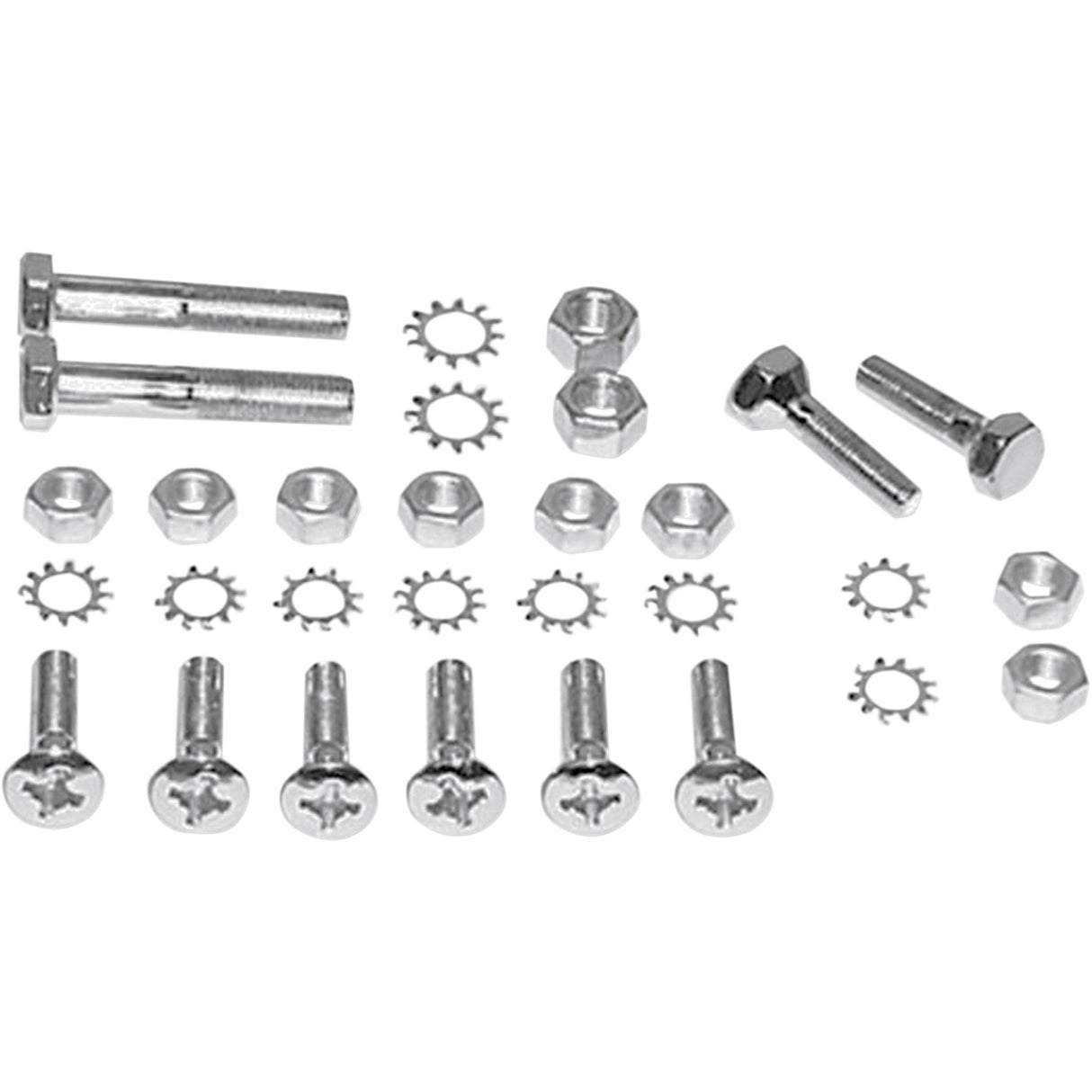 Colony Rear Fender Mounting Hardware Kit Fender Rear Chrome - 8879-30 For Harley Touring 1958-1980