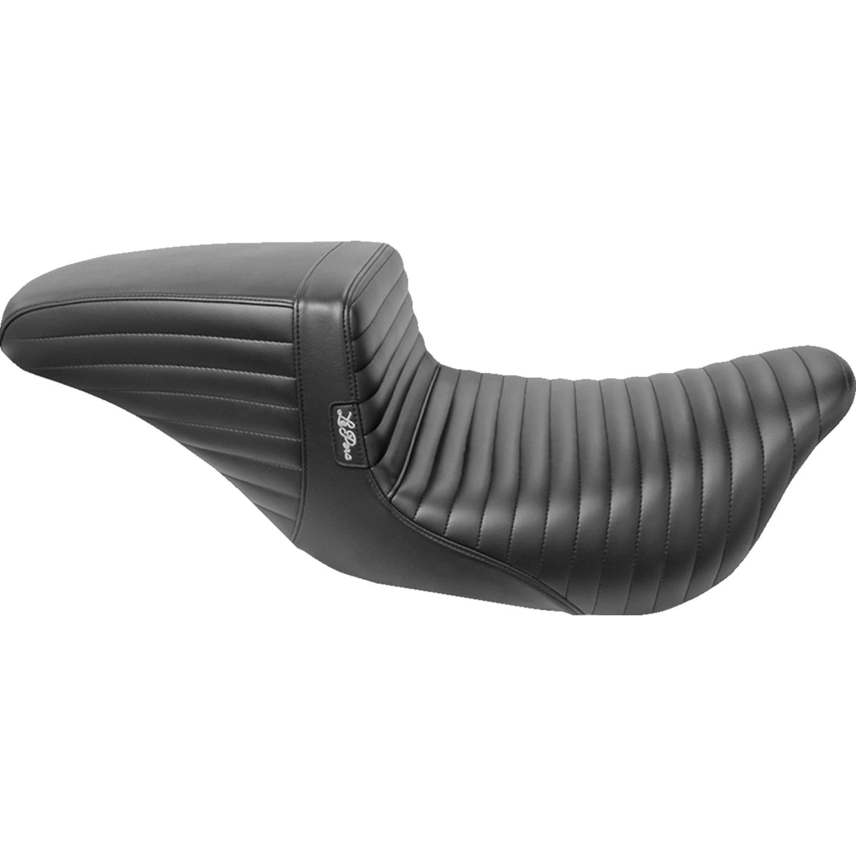 LePera Kickflip Daddy Long Legs Seat Pleated Black - LK-597DLPT For Harley Touring 2008-2023