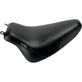 LePera Bare Bones Solo Seat Smooth Black - LXE-007 For Harley Softail 2008-2017