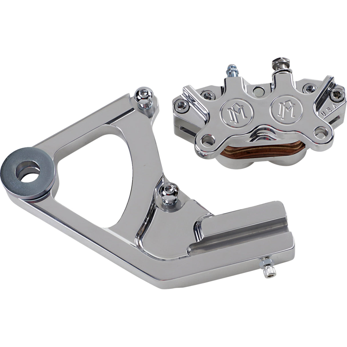 PERFORMANCE MACHINE (PM) DS-325067 1274-0052P Caliper Kit - Rear - Polished 87-99 FXST/FL