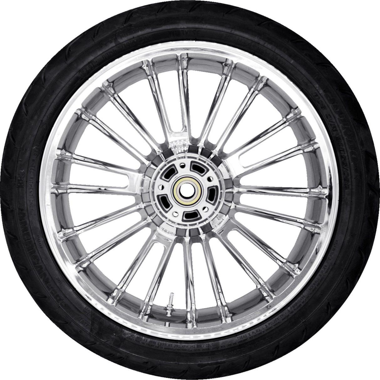Coastal Moto Wheel - PKG-ATL185CH-24ABST For Harley Touring 2009-2026