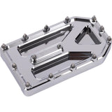 Thrashin Supply CO. Aggressor Brake Pedal Pad Chrome Touring - TSC-2220-3 For Harley Motorcycles 2006-2026