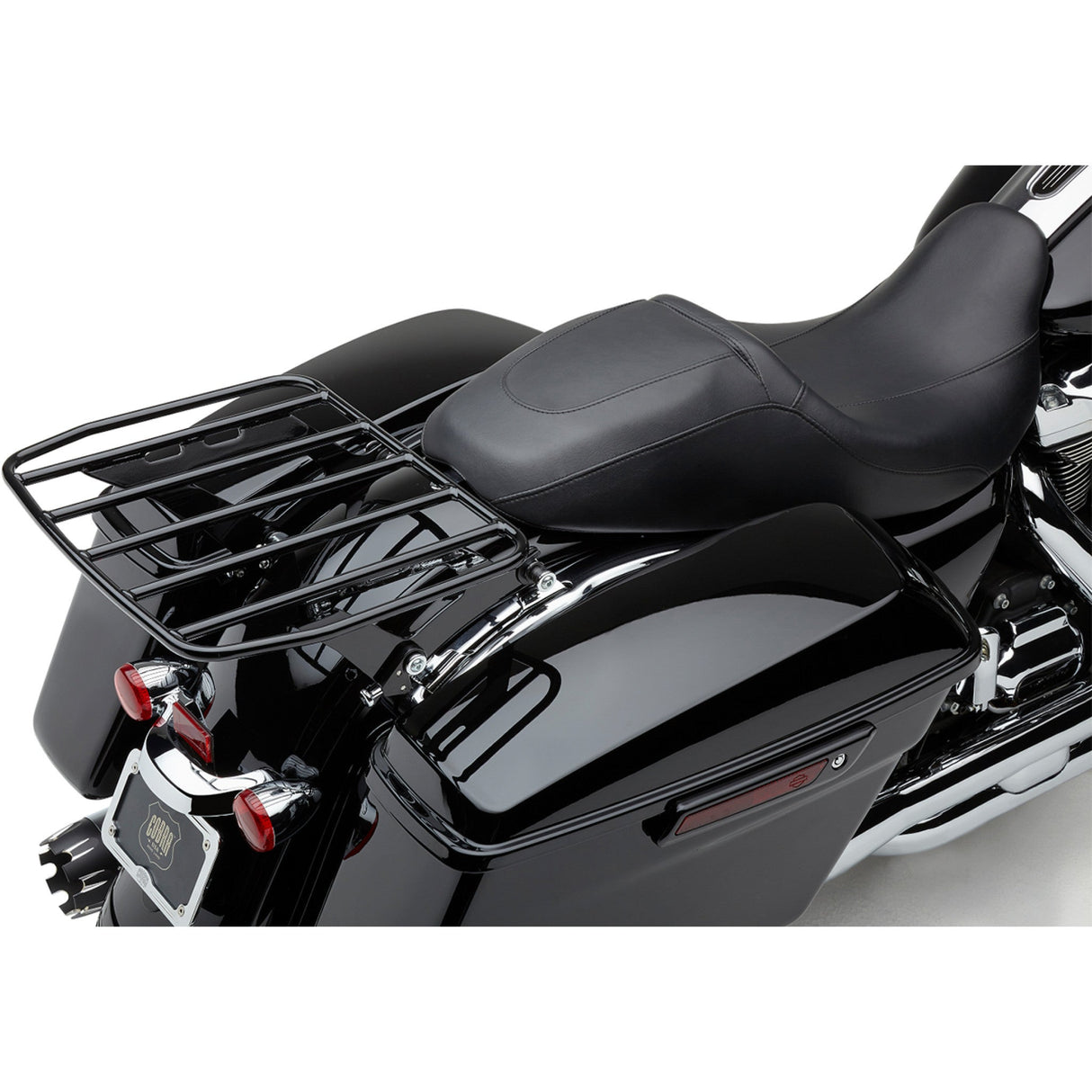 Cobra Big Ass® Detachable Luggage Rack — Flat Black - 602-2800B For Harley Touring 2009-2022