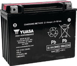 Yuasa Battery YTX24HL-BS High Performance Maintenance Free AGM 12-Volt Battery W Bottle - YUAM6250H For Harley Touring 1987-1996
