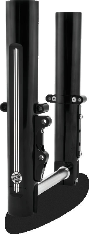 Performance Machine FL Lower Leg Assembly Contrast Cut - 0208-2096-BM For Harley Touring 2014-2021