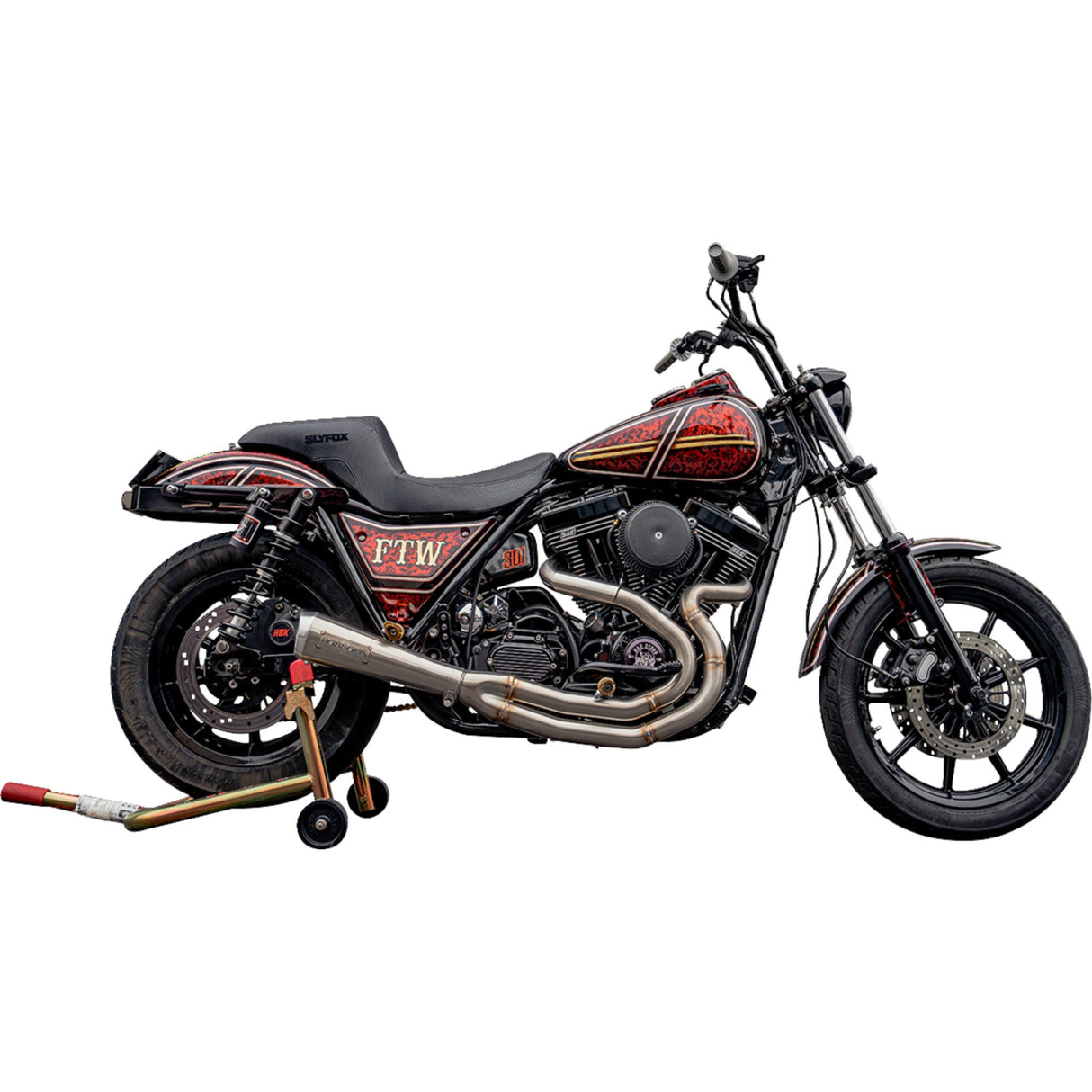 Slyfox Drifter Seat - SlyFox4681A For Harley Dyna 1982-1994