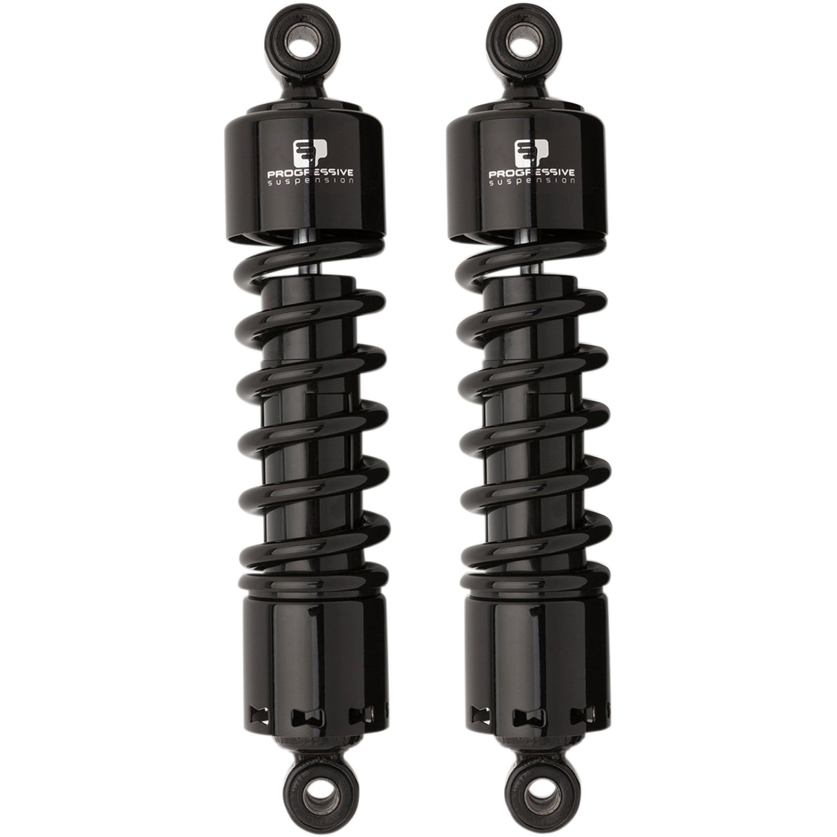Progressive Suspension 412 Series Without Covers Shock Absorber - 412-4037B For Harley Motorcycles 1991-2017