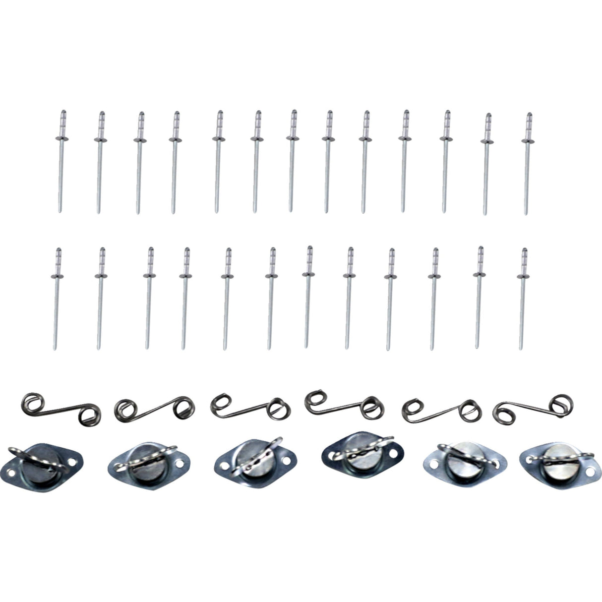 CYCLE PERFORMANCE PROD. 0521-1776 CPP/9027 Quik-Fasin'™ Kit Winged Kit - Self-Eject - Springs