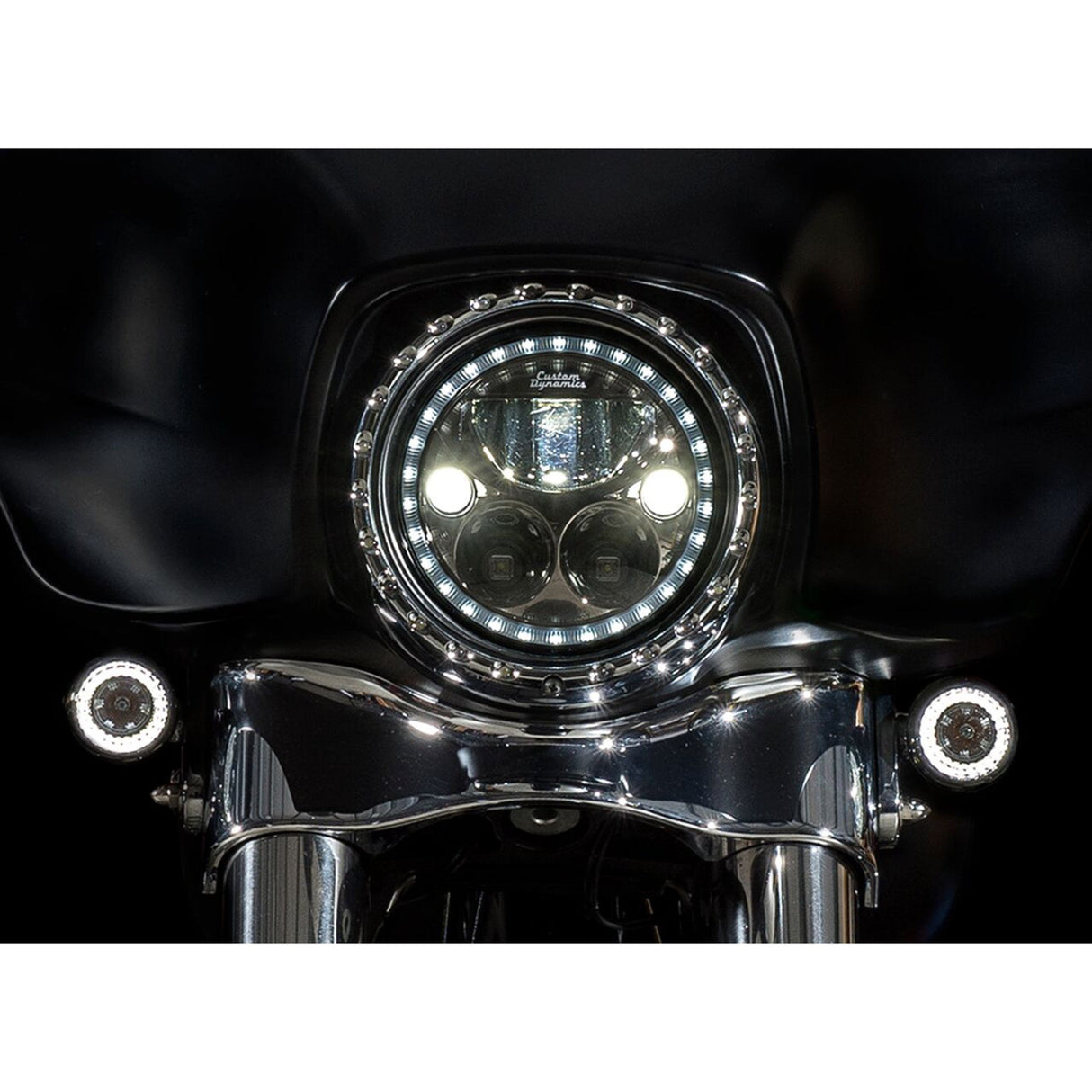 Custom Dynamics Dynamic Ringz™ Turn Signal Assembly - PB-AW-1157 For Harley Motorcycles 2000-2025