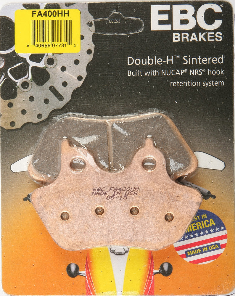 Ebc 15-400H FA400HH BRAKE PADS FA400HH DOUBLE-H SINTERED