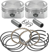 S&S Cycle BT 3-1/2in Standard Bore Forged Stroker Piston Kit - 106-5554 For Harley Motorcycles 1984-1999
