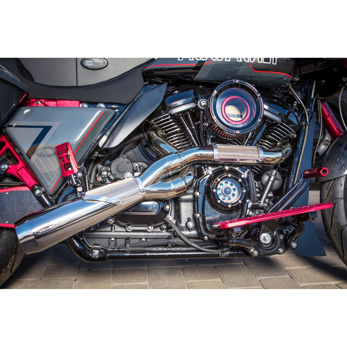Trask Big Sexy 2-Into-1 Exhaust System - TM-5110PO For Harley Touring 2017-2026