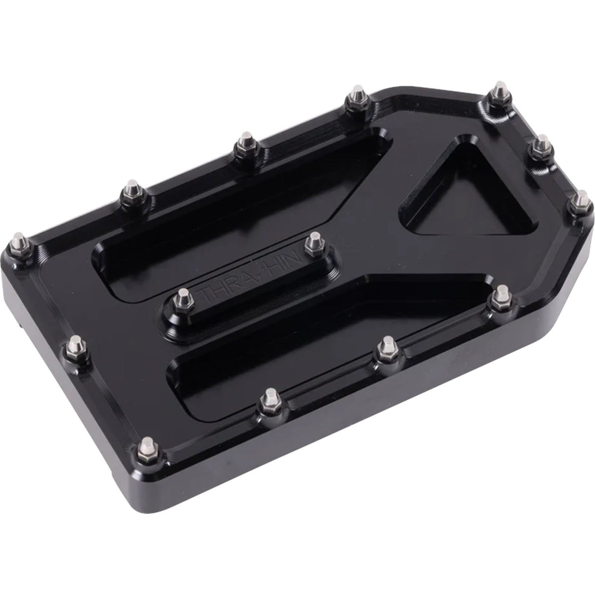 Thrashin Supply CO. Aggressor Brake Pedal Pad Black Touring - TSC-2220-1 For Harley Motorcycles 2006-2026