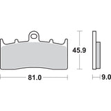 Sbs Brake Pad - 778HS BMW Motorcycles 2000-2024