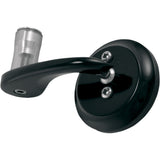 Todd's Cycle Bar End Shooter Mirror Shooter Side View Round Black Right - BSMR-2