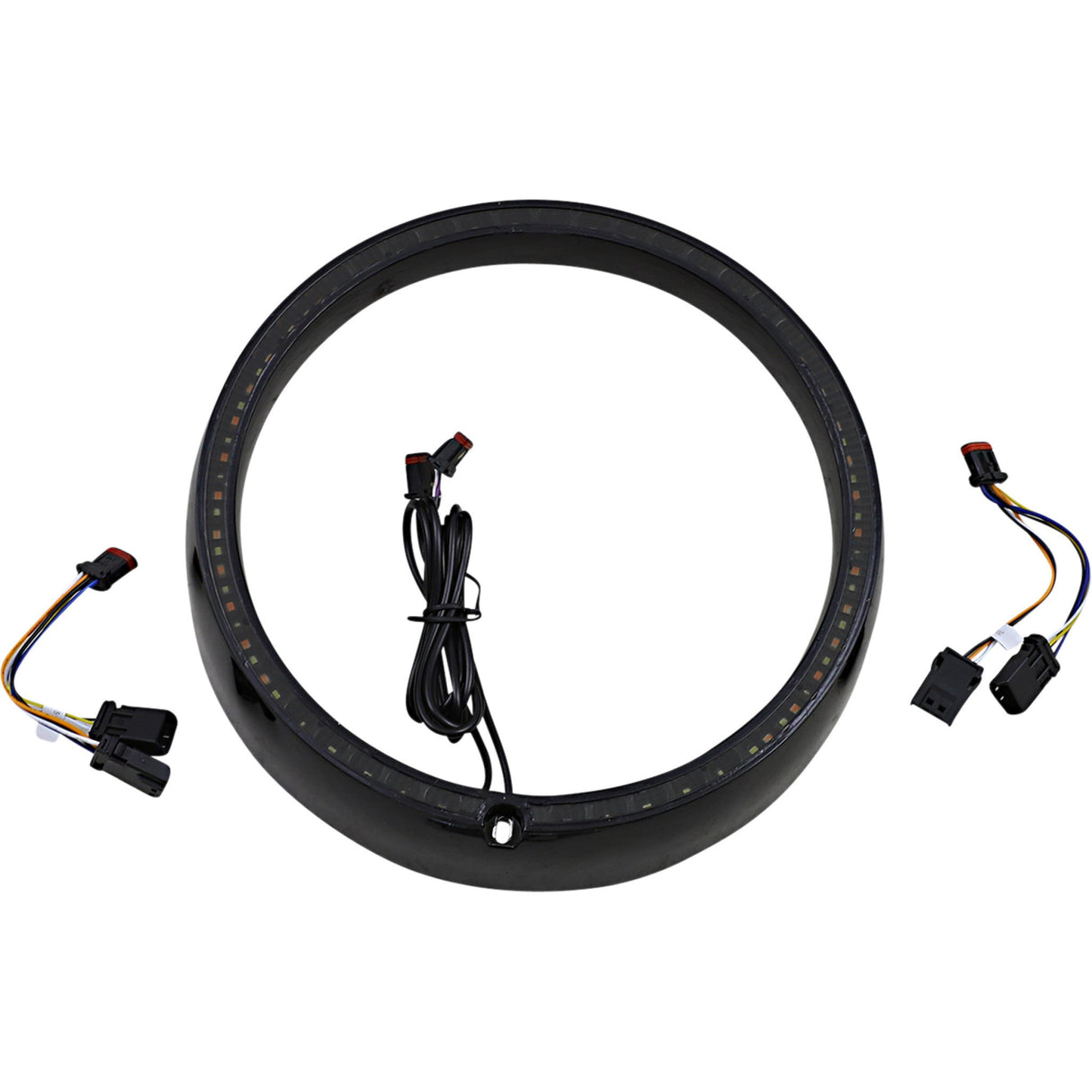 Custom Dynamics Accent Trim Ring - PB-7TR-SEQ-1B For Harley Touring 2014-2025
