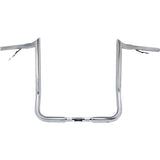 Paul Yaffe Bagger Nation Pre-Wired Handlebar Monkey Bar 12" Chrome - PYO:MBBPW-12 C For Harley Touring 2007-2023