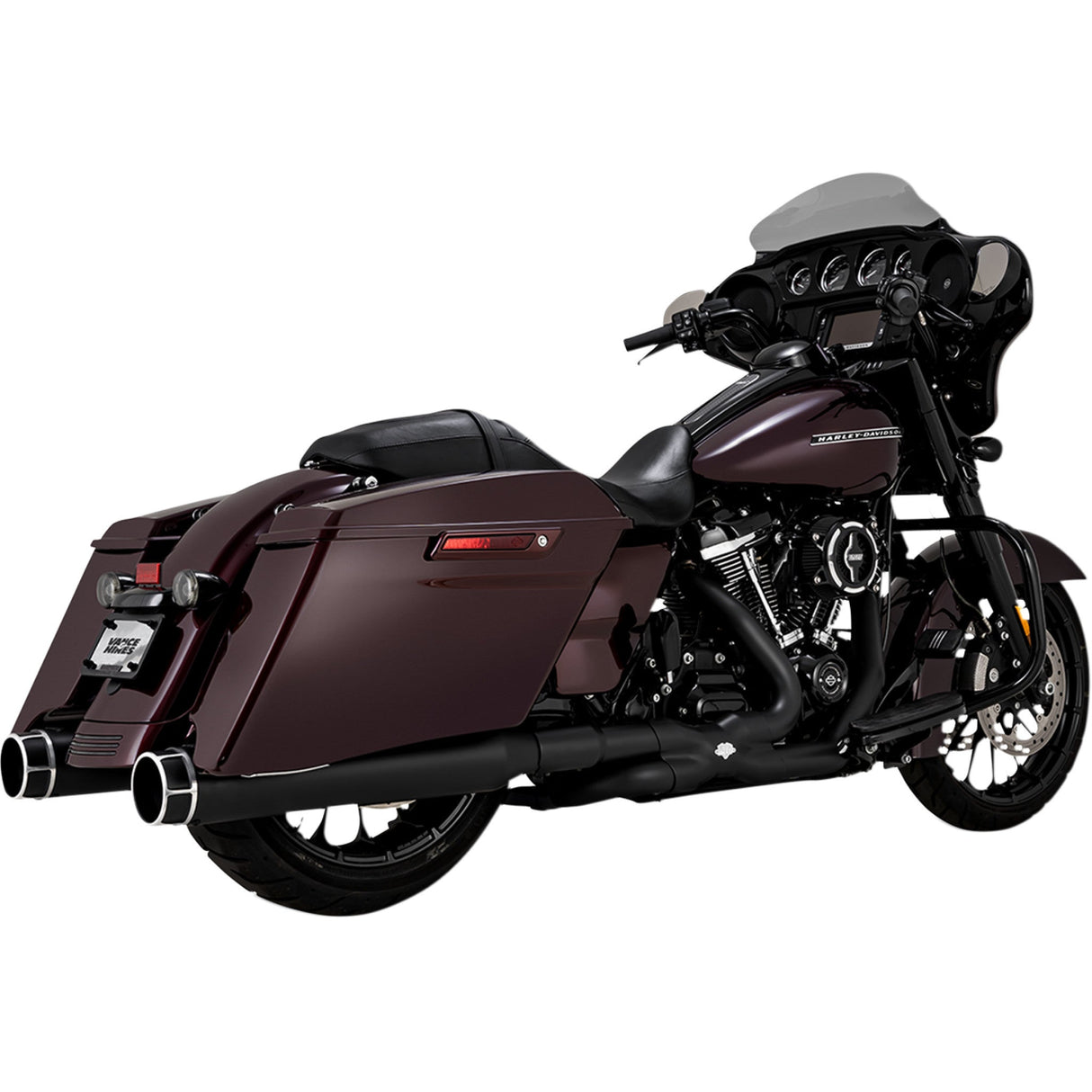 Vance & Hines Torquer 450 Slip-On Mufflers Machine Cut - 46676 For Harley Touring 2017-2026