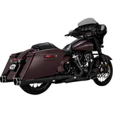 Vance & Hines Torquer 450 Slip-On Mufflers Machine Cut - 46676 For Harley Touring 2017-2026