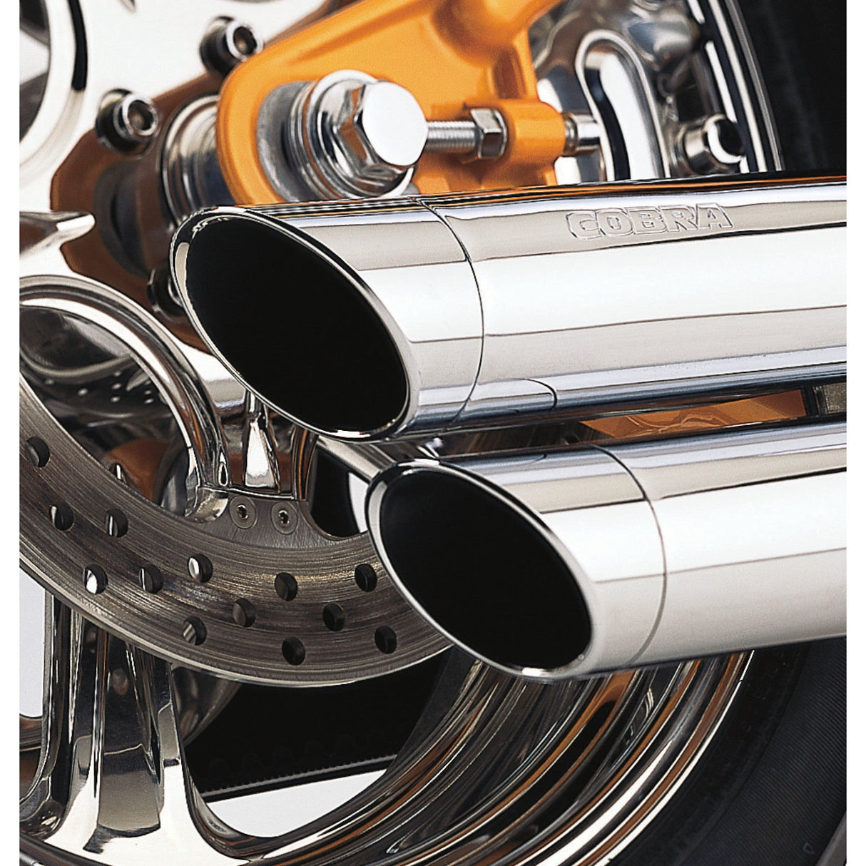 Cobra Speedster Slashdown 2-Into-2 Exhaust System - 6855 For Harley Dyna 1991-2005