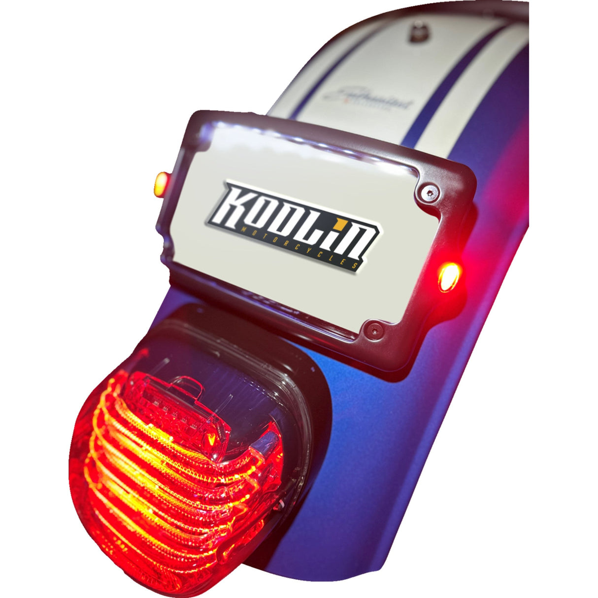 KODLIN USA 2030-2310 KUS20350 Elypse 3-1 LED License Plate Kit - Amber/Red/White - Black